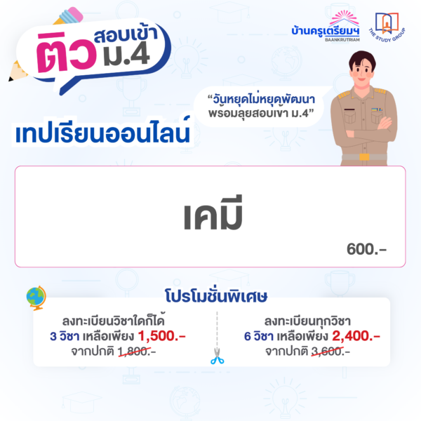 ZA6711 ติวสอบเข้า ม.4 เตรียมอุดม MWIT KVIS โรงเรียนชั้นนำ (แบบวีดีโอ) - Image 2